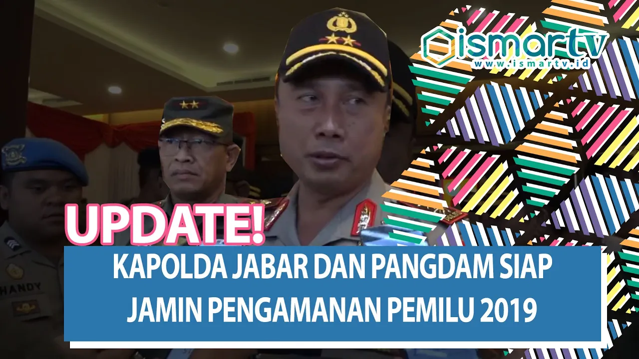 KAPOLDA JABAR DAN PANGDAM SIAP JAMIN PENGAMANAN PEMILU 2019