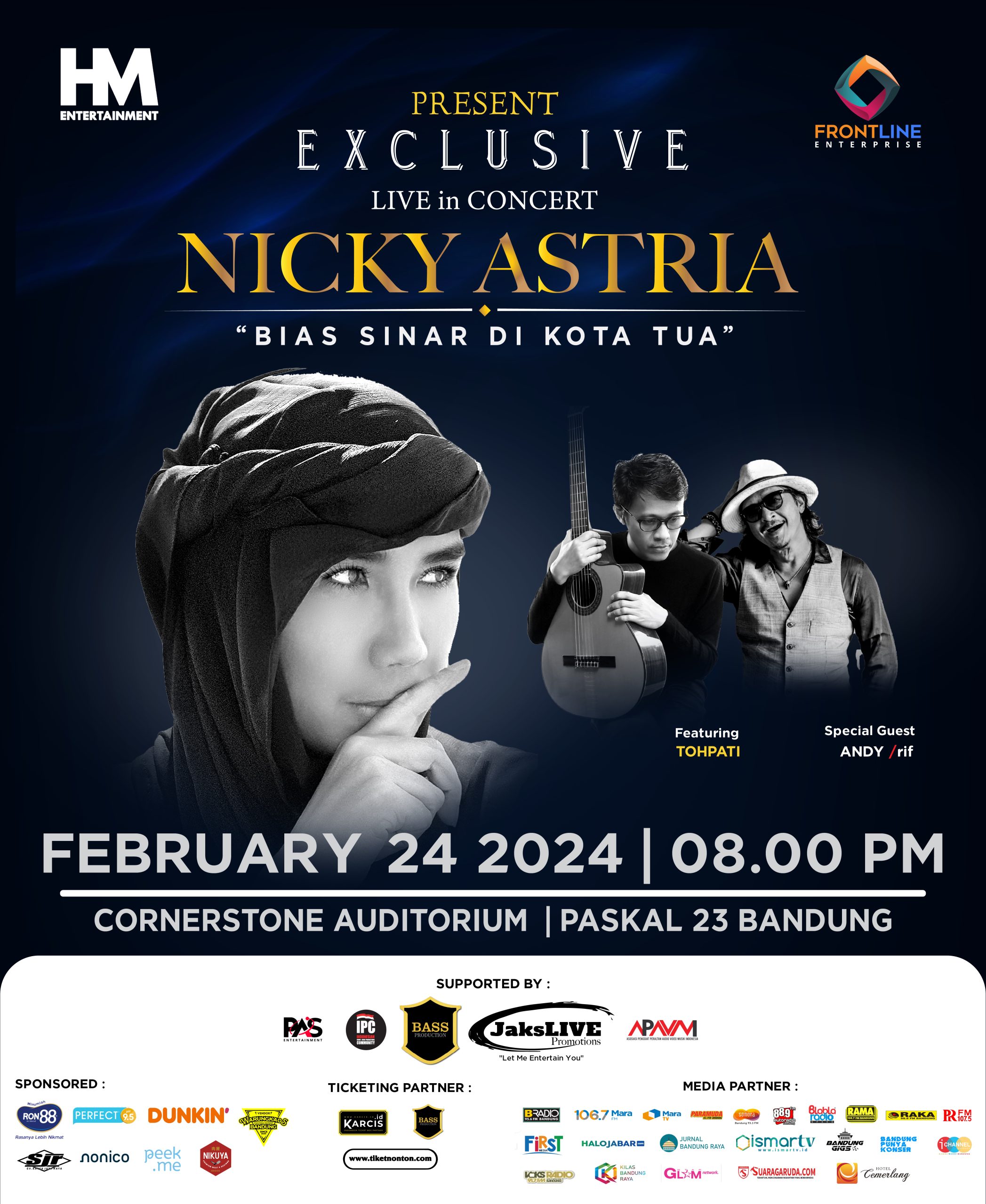Live in Concert Nicky Astria 24 Februari 2024 – Bandung